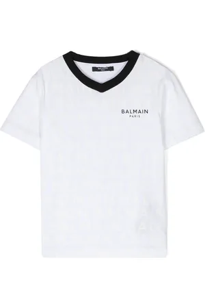 Balmain Playera con logo estampado