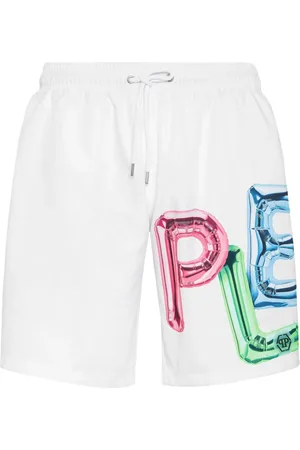 Philipp Plein Shorts de playa Bombing Graffiti