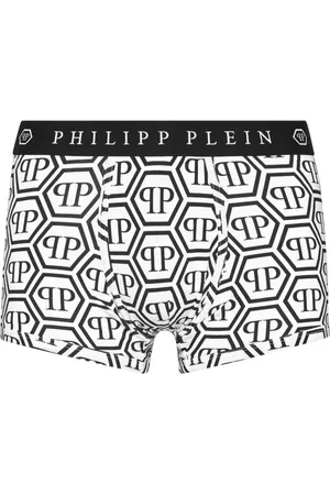 Philipp Plein Bóxer con monograma estampado
