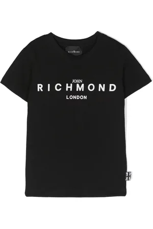 John Richmond Playera con logo estampado