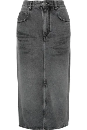 Isabel Marant Falda midi de mezclilla Tilauria