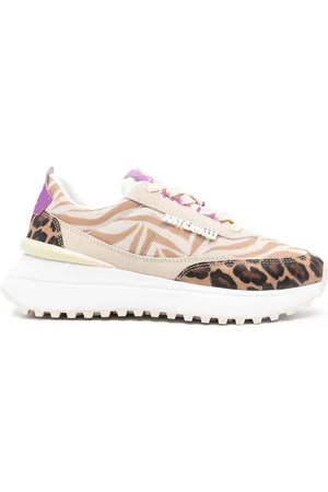 Roberto Cavalli Tenis bajos con parche del logo