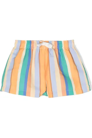 Tiny Cottons Shorts de playa con rayas estampadas