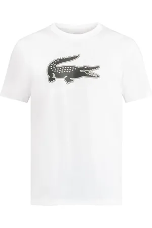 Lacoste Playera con estampado de piel de cocodrilo