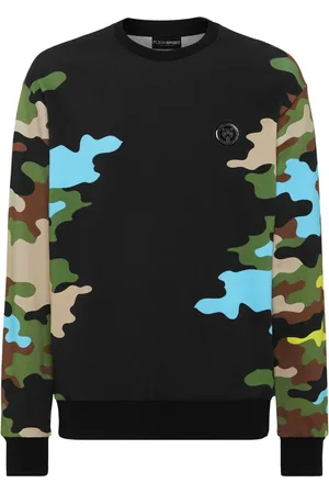 Philipp Plein Sudadera con estampado militar
