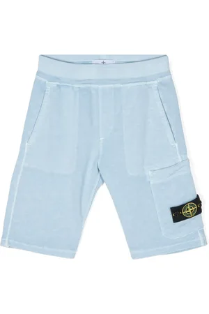 Stone Island Shorts con distintivo Compass