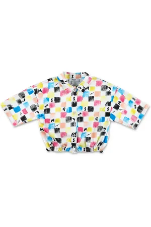 Msgm Camisa con cuadros estampados