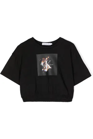 Calvin Klein Playera con estampado de cristal