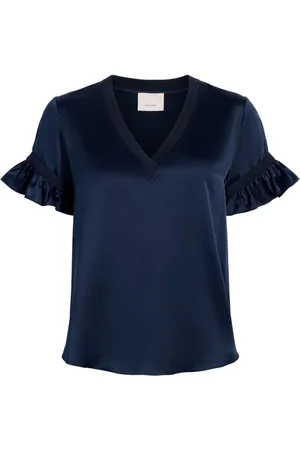 Cinq A Sept Top de seda Linnea