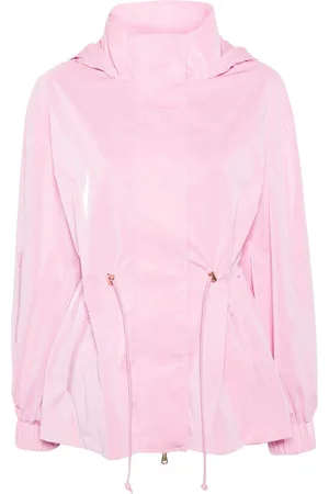 Patrizia Pepe Impermeable con capucha y logo estampado