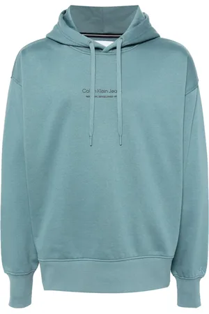 Calvin Klein Hoodie con logo estampado y cordones
