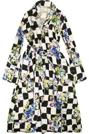 OFF-WHITE Bata de pijama con estampado floral