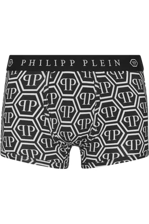 Philipp Plein Bóxer con monograma estampado