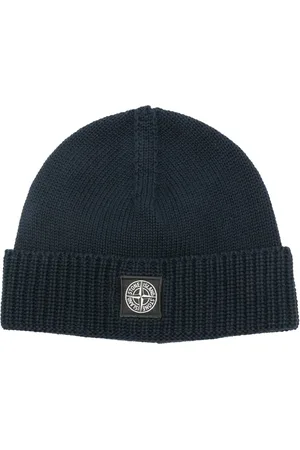 Stone Island Gorro tejido con motivo Compass