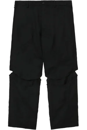 Comme des Garçons Pantalones capri con detalle de aberturas