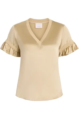 Cinq A Sept Top de seda Linnea