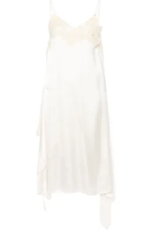 Plan C Slip dress satinado