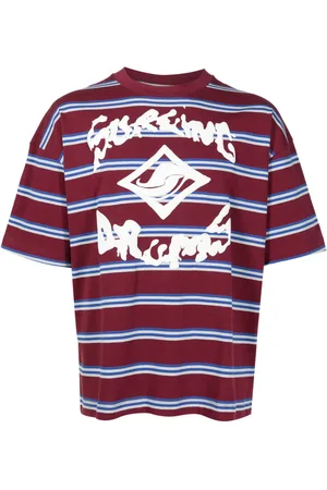 PIET Surfing Drums striped T-Shirt