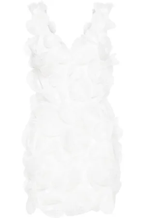 Cynthia Rowley Vestido corto con aplique de encaje