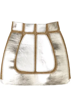 Cynthia Rowley Falda corta con paneles