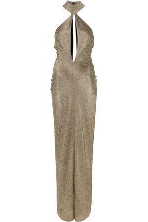 Tom Ford Vestido largo con cuello halter