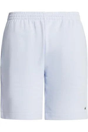 Lacoste Bermudas texturizadas con aplique del logo