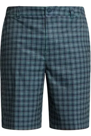 Lacoste Bermudas elásticas con cuadros estampados