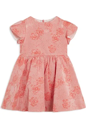 Tartine Et Chocolat Vestido acampanado con motivo floral en jacquard