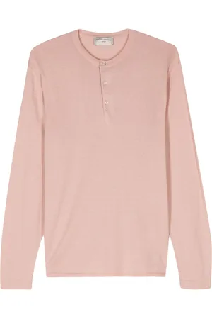 OFFICINE GENERALE Playera tipo polo de tejido fino Hansel