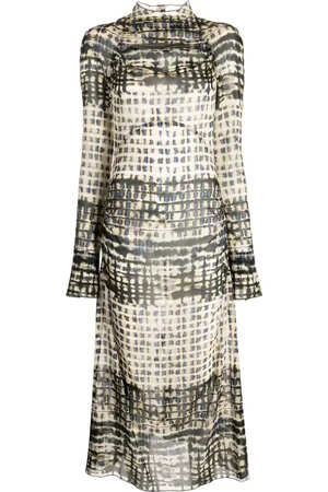 KNWLS Vestido de seda Serpent