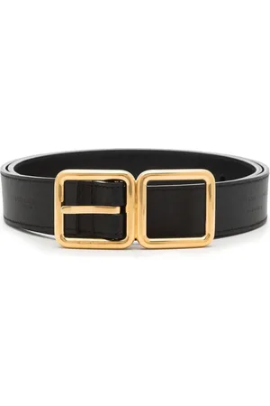 Saint Laurent Cinturón con hebilla doble