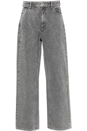 ROTATE Jeans anchos con tiro alto