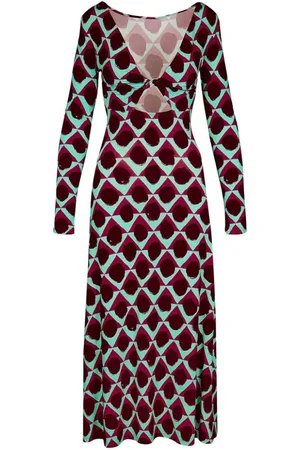 JOHANNA ORTIZ Vestido midi Sixties Valiente Gaucha