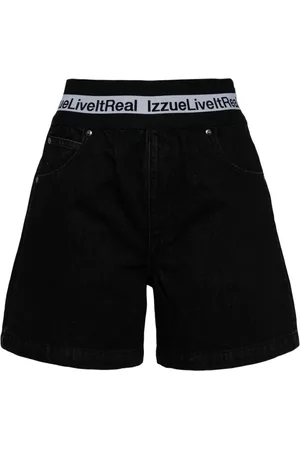 Izzue Shorts con logo en la pretina