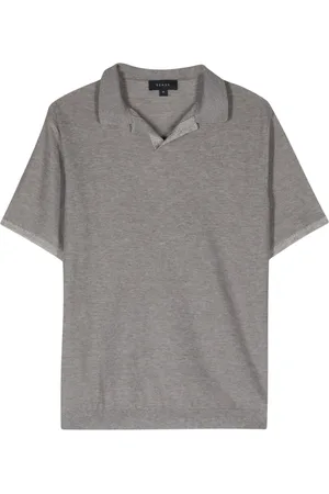 Sease Playera tipo polo con abertura en el cuello