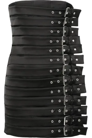 GIUSEPPE DI MORABITO Vestido corto con detalle de hebilla