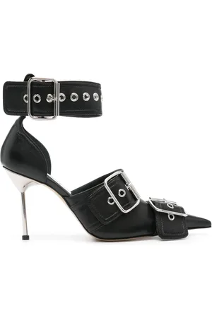 GIUSEPPE DI MORABITO Zapatillas con hebilla decorativa y tacón de 100mm