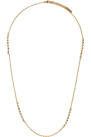Saint Laurent Collar de cadena en contraste