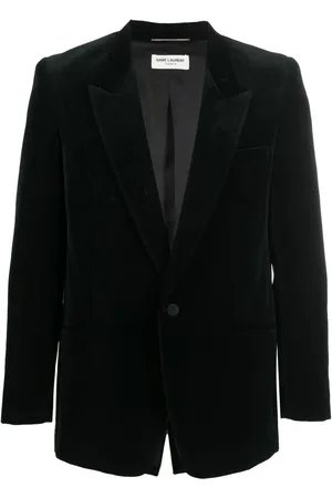 Saint Laurent Blazer ajustado de terciopelo