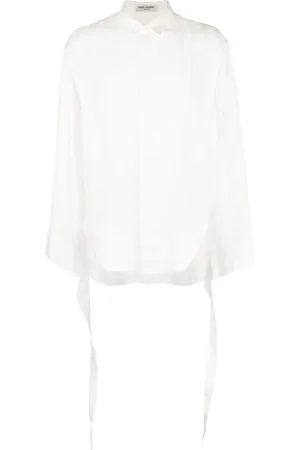 Saint Laurent Camisa manga larga con botones