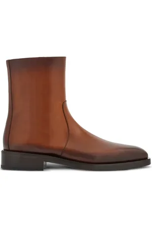 Salvatore Ferragamo Botines con diseño de dos tonos