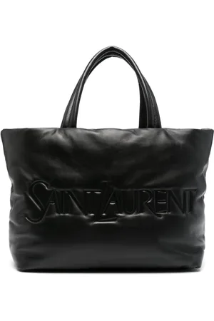 Saint Laurent Tote con logo en relieve