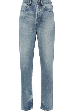 Saint Laurent Jeans con efecto envejecido
