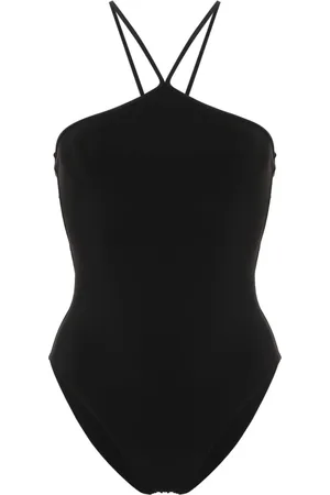 Saint Laurent Traje de baño con cuello halter