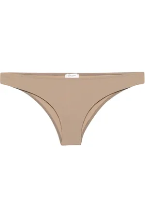 Saint Laurent Bikini bottom con tiro alto y pretina elástica