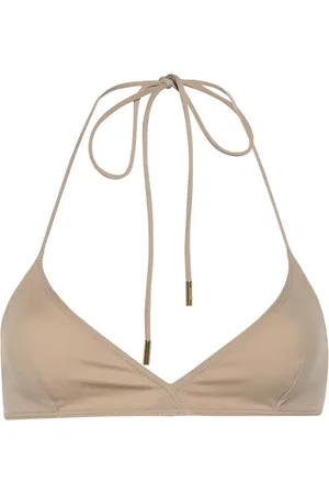 Saint Laurent Top de bikini estilo triángulo