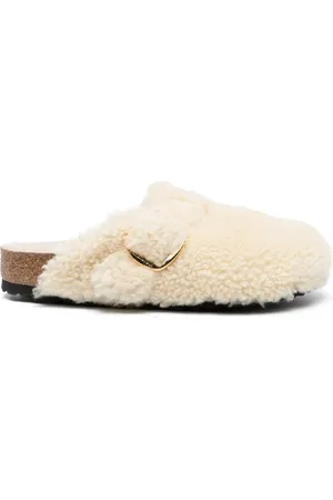 Birkenstock Mules Boston con plataforma y hebilla