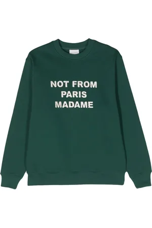 Drôle de Monsieur Sudadera con eslogan bordado