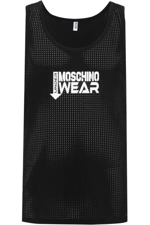 Moschino Camiseta con logo engomado