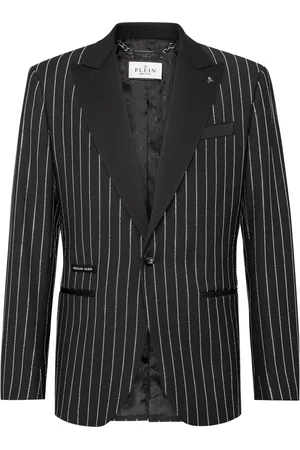 Philipp Plein Blazer con botones y detalles de cristal